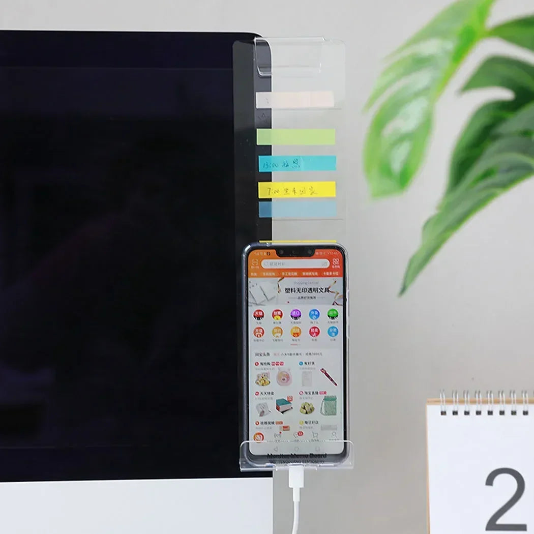 Creative Acrylic Monitor Memo Board for the Desk